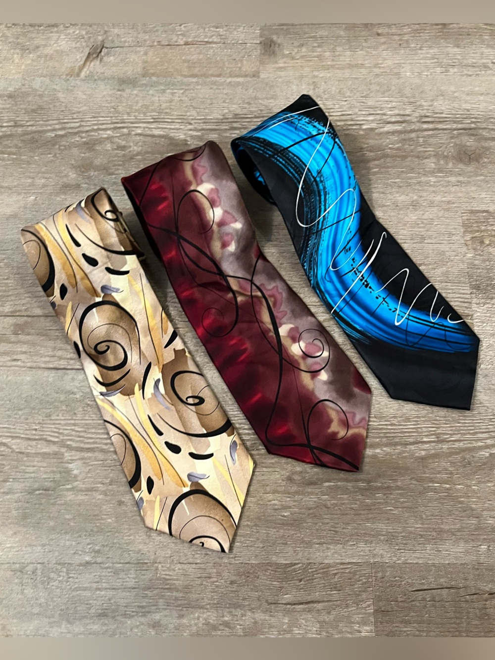 J Garcia Lot of 3 Ties